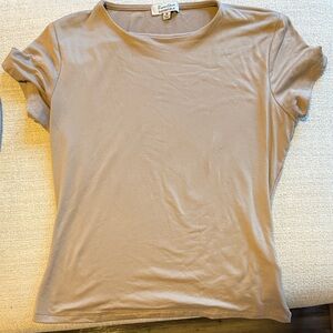 Forever 21 Beige Short Sleeve Tee